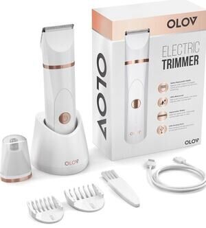 OLOV Electric Trimmer Rechargeable Waterproof Grooming Kit USB Charging